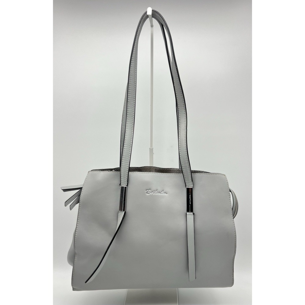 Bostanten Gray Large Tote Shoulder‎ Bag Read Description